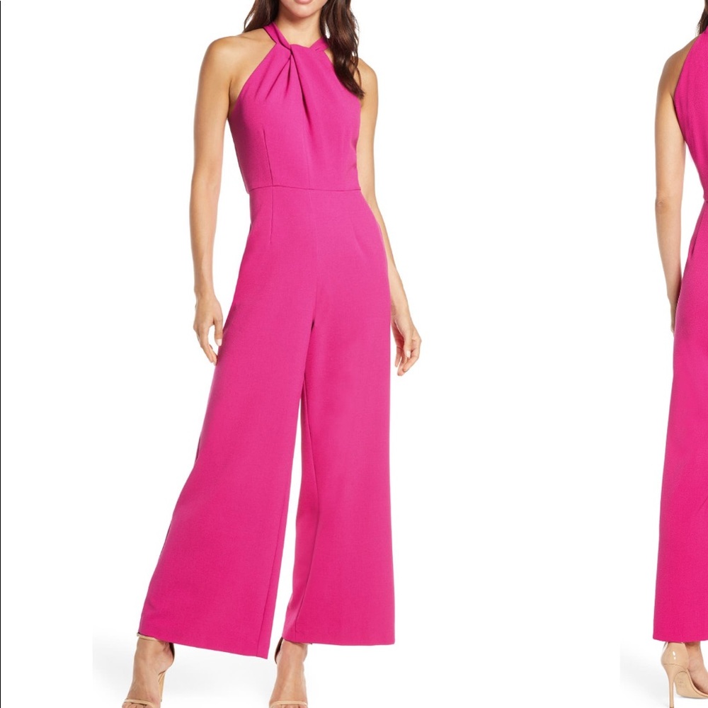 Julia Jordan Halter Neck Jumpsuit